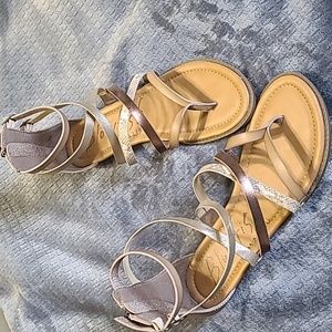 Blowfish gladiator sandal